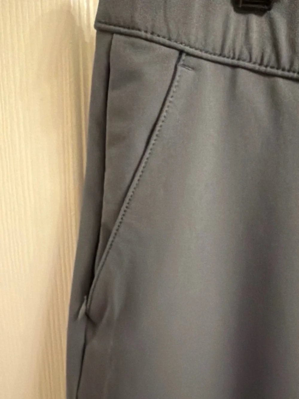 Goodfellow & Co Men's Stretch Chinos - Charcoal Gray - Picture 4 of 7